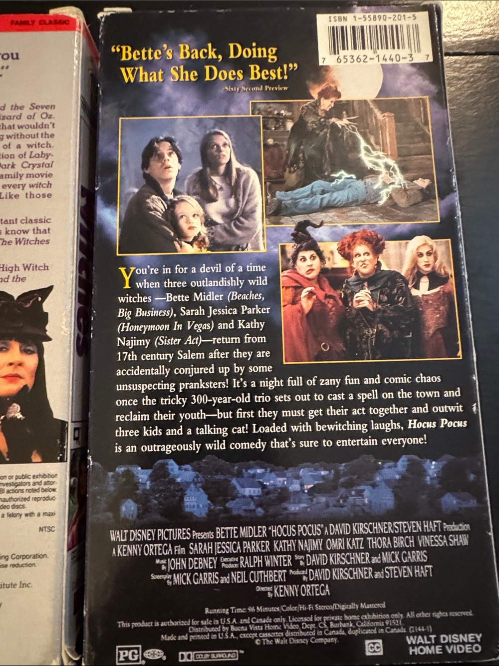 PRACTICAL MAGIC 🪄 THE CRAFT, HOCUS POCUS, the Witches _ 4 VHS 📼 lot. 2 sealed! 💫 - Picture 14 of 14